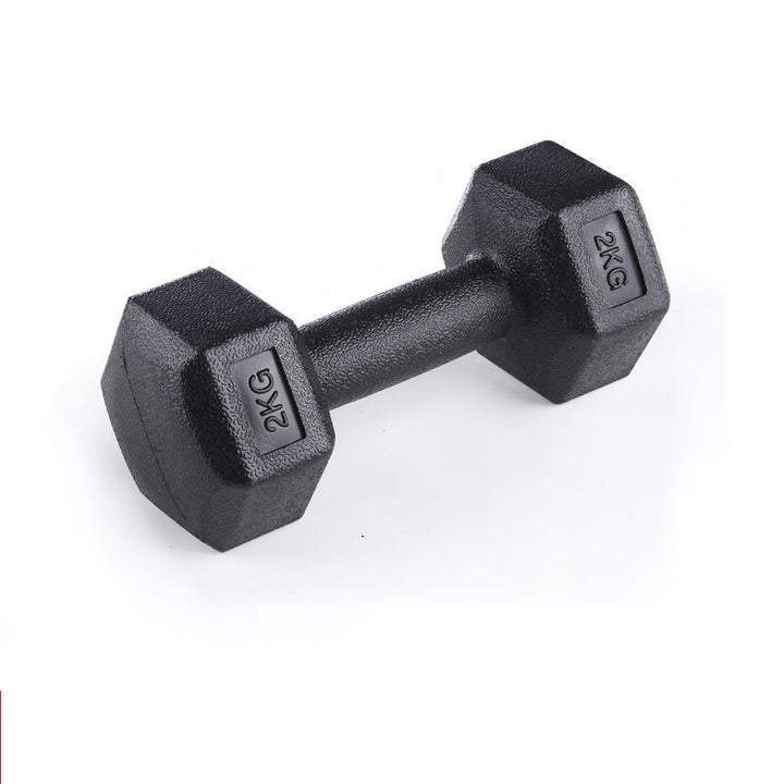 Rubberized Dumbbells Home Gym Arm Strength Training Weights