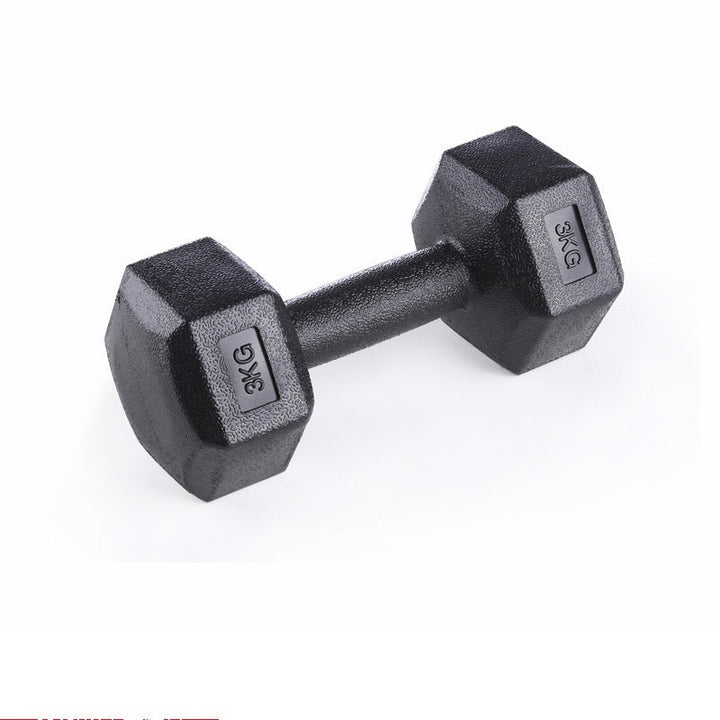Rubberized Dumbbells Home Gym Arm Strength Training Weights