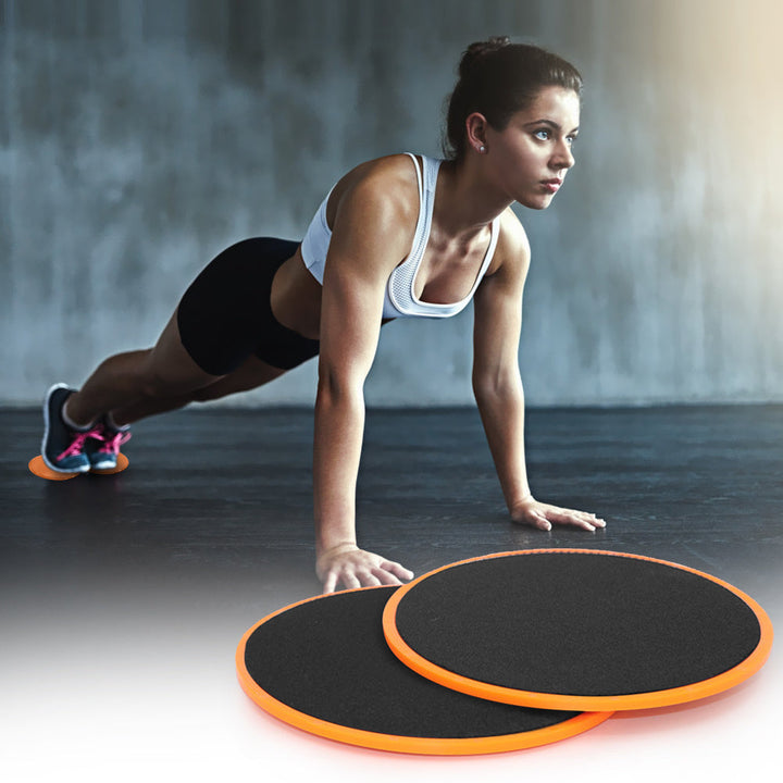 Abdominal Core Sliding Discs Exercise Fitness Training Glide Pads