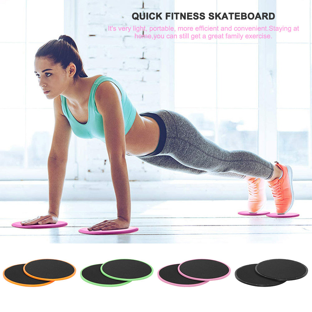 Abdominal Core Sliding Discs Exercise Fitness Training Glide Pads