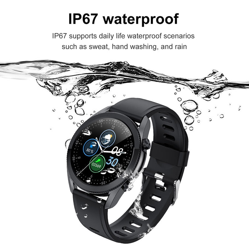 Bluetooth Smartwatch Men Women Fitness Tracker Waterproof Health Monitor Watch