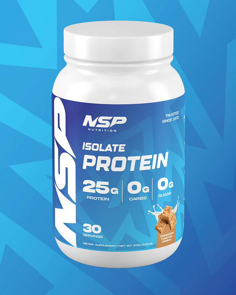 Isolate Protein Powder Muscle Recovery Lean Fitness Supplement Drink