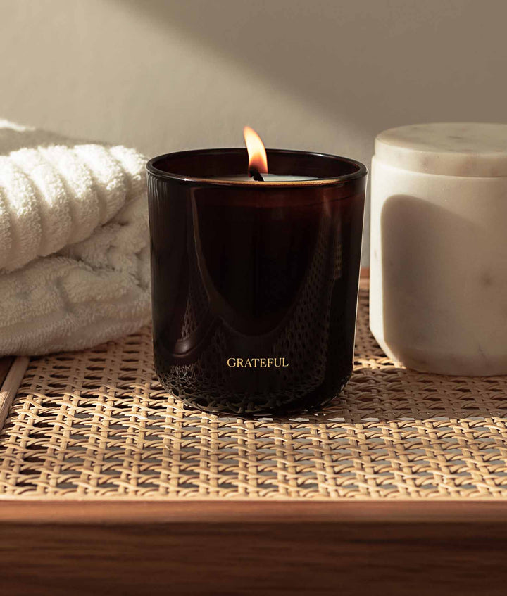 Grateful Pure Essential Oil Candle Aromatherapy Scented Relaxation Candle