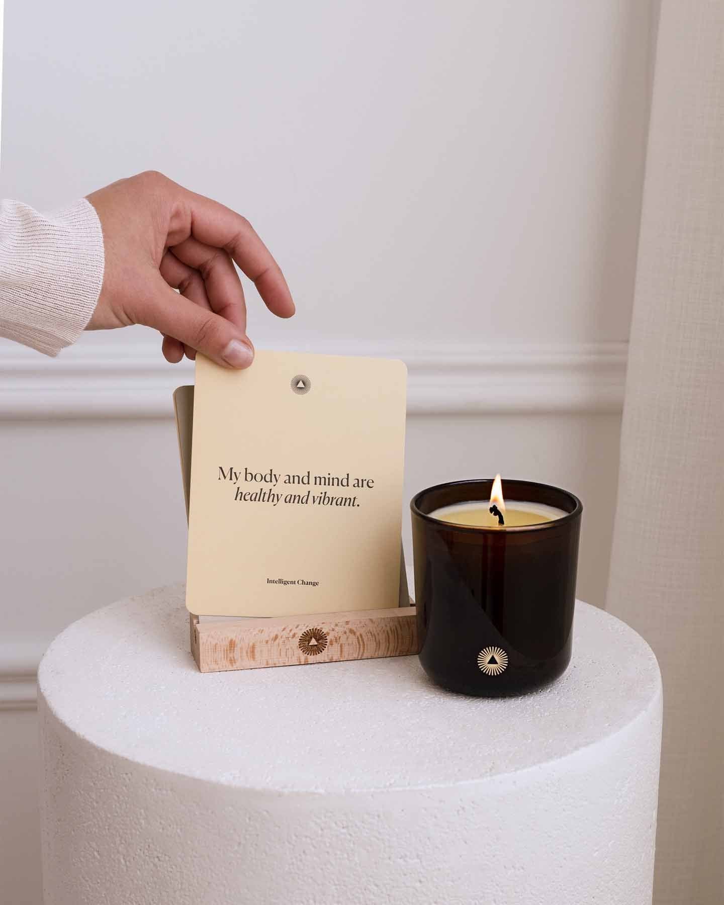 Grateful Pure Essential Oil Candle Aromatherapy Scented Relaxation Candle