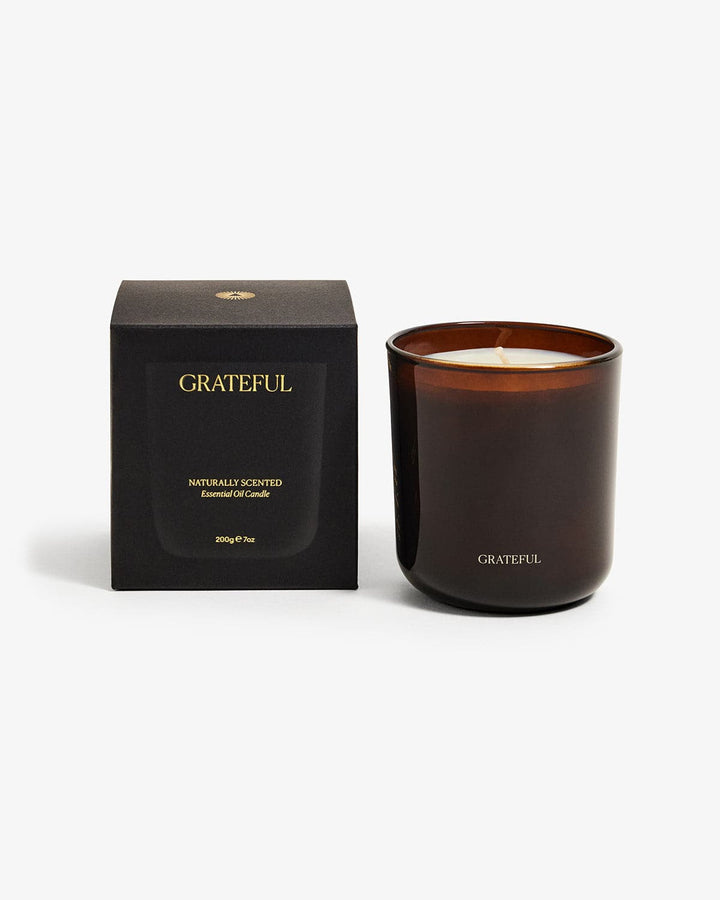 Grateful Pure Essential Oil Candle Aromatherapy Scented Relaxation Candle