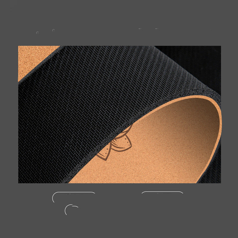 Cork Natural Rubber Meditation Mat Non Slip Eco Friendly Yoga
