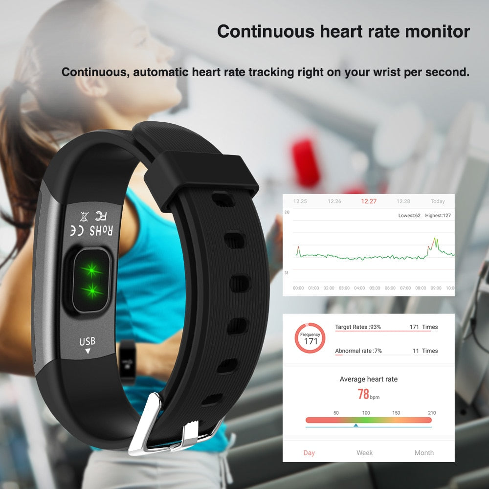 Sport Smart Watch Waterproof Color Screen Fitness Tracker Monitor
