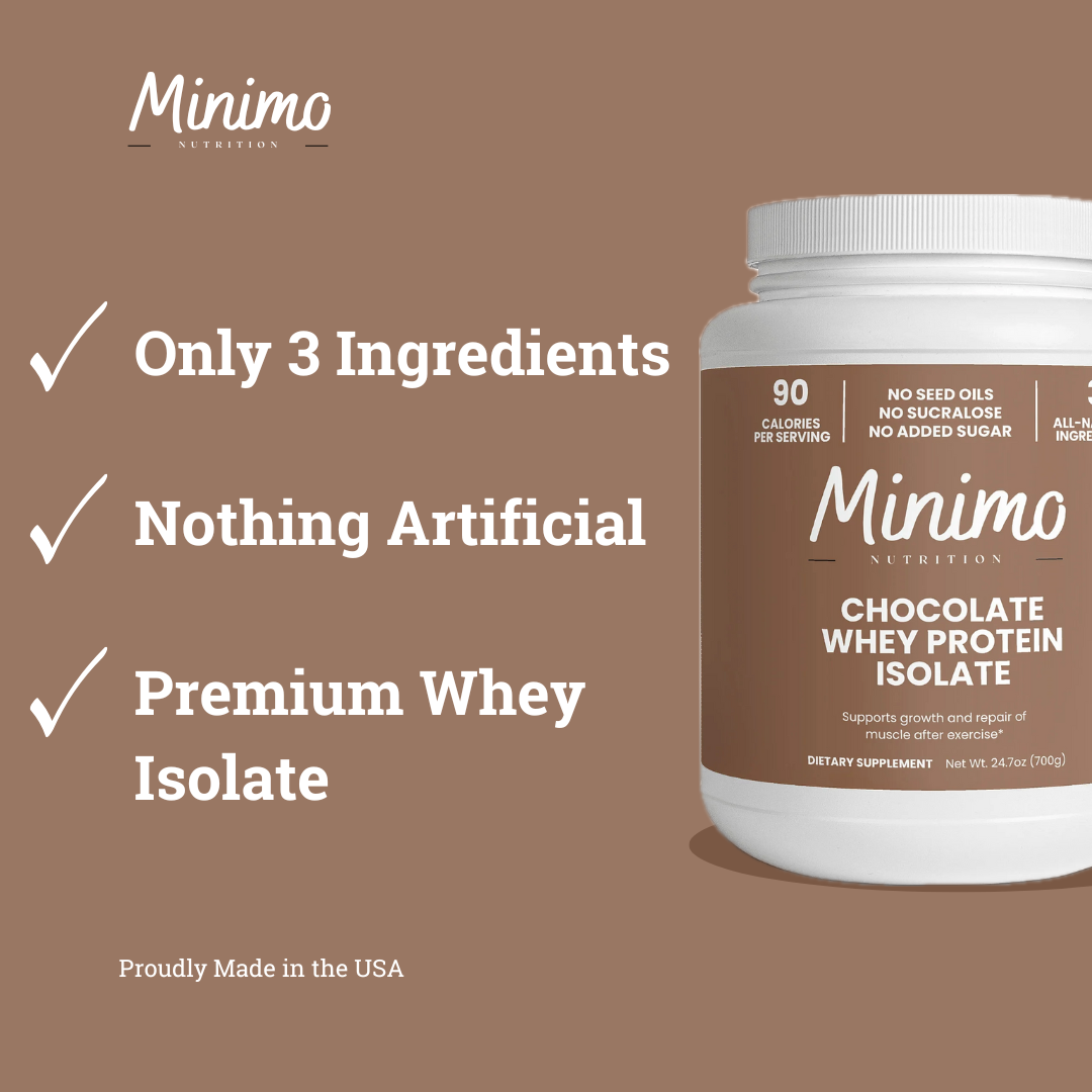 Chocolate Whey Isolate Protein Powder 1.54 lbs Muscle Recovery Shake