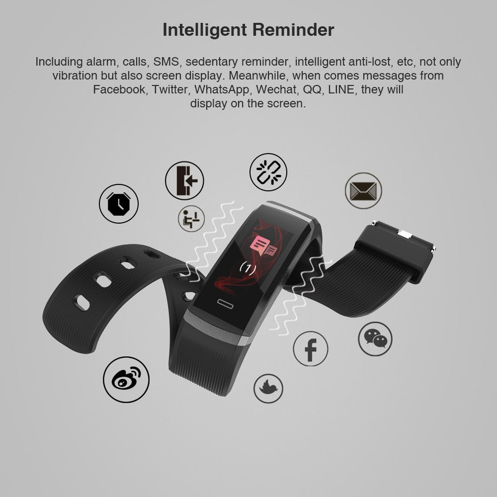 Sport Smart Watch Waterproof Color Screen Fitness Tracker Monitor