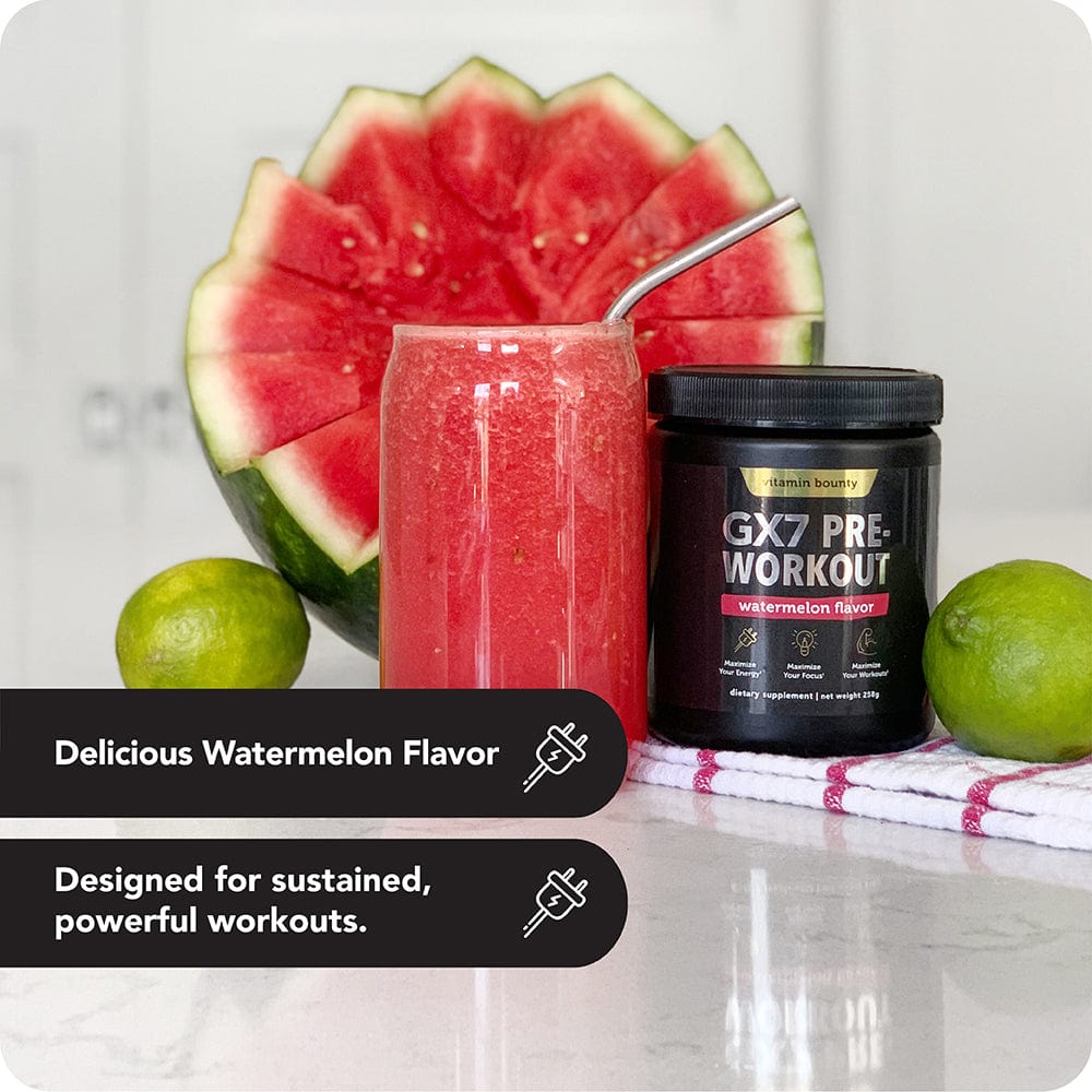 Pre Workout Watermelon Flavor Energy Focus Gym Supplement
