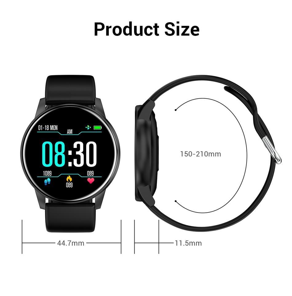 Unisex Luxury Smart Watch 1.3” Color Screen Heart Rate Monitor