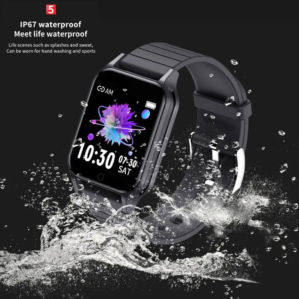 Body Temperature Smart Watch Heart Rate Blood Pressure Fitness Tracker