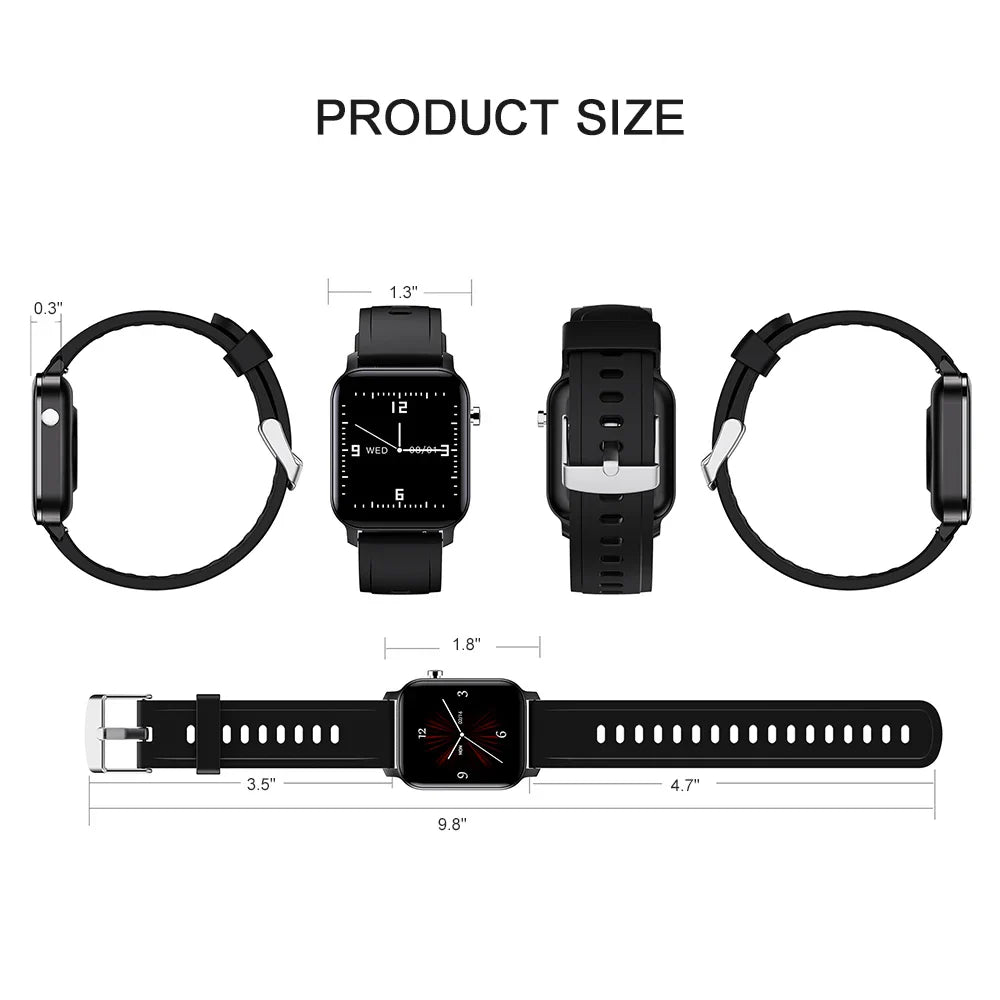 Smart Watch Men Women Fitness Tracker Waterproof Android iOS Compatible
