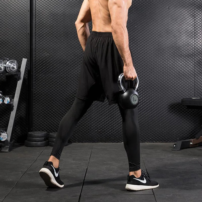 Men’s Compression Tights Fitness Training Workout Athletic Base Layer Pants