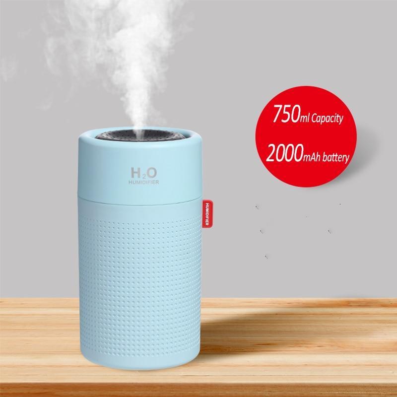 Wireless Air Humidifier USB Portable Aroma Diffuser 2000mAh Rechargeable
