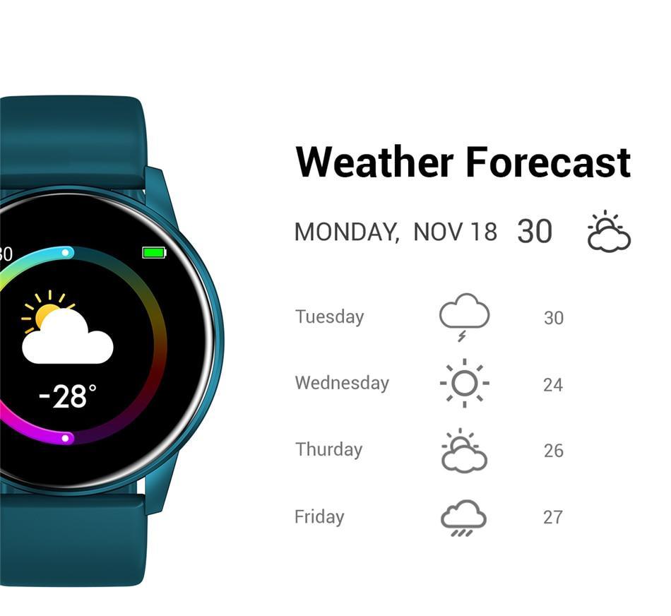 Unisex Luxury Smart Watch 1.3” Color Screen Heart Rate Monitor