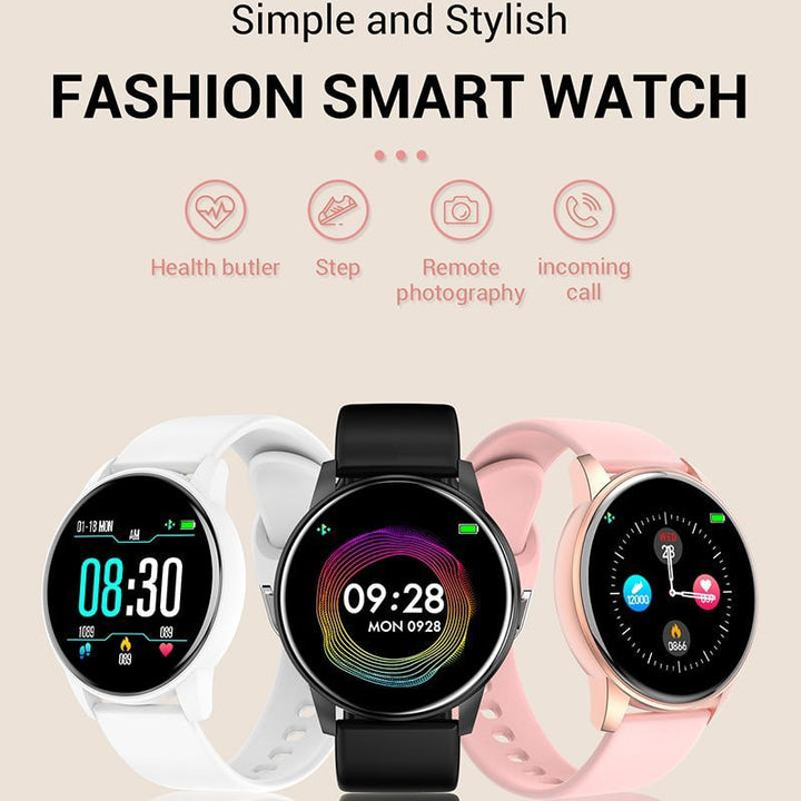 Unisex Luxury Smart Watch 1.3” Color Screen Heart Rate Monitor