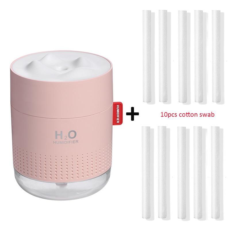 Wireless Air Humidifier USB Portable Aroma Diffuser 2000mAh Rechargeable