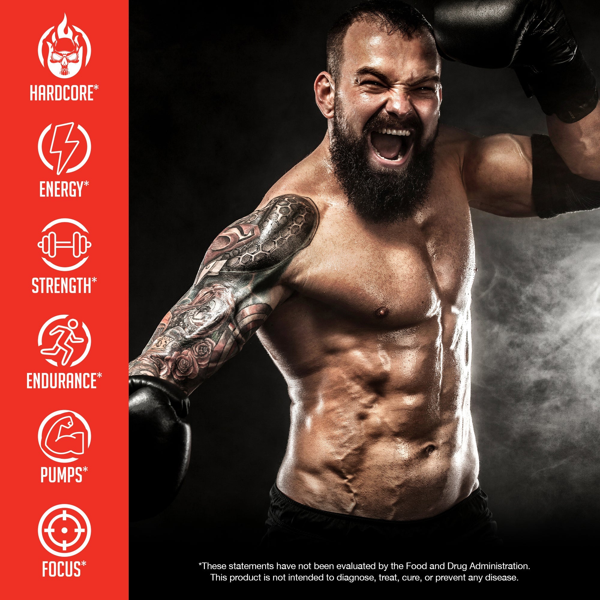 The Shadow Pre Workout Energy Focus Strength Performance Supplement