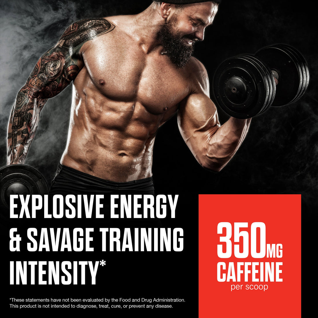 The Shadow Pre Workout Energy Focus Strength Performance Supplement