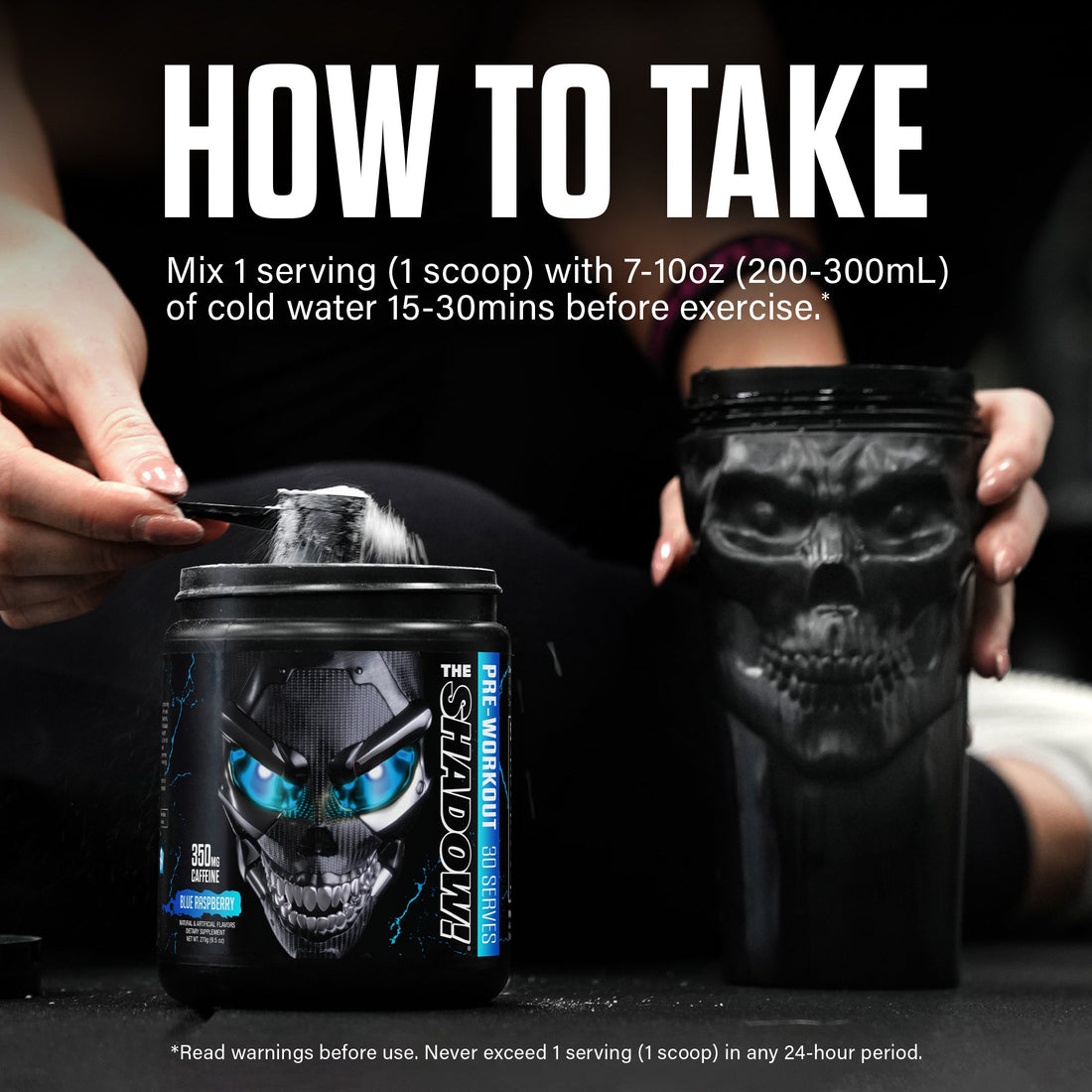 The Shadow Pre Workout Energy Focus Strength Performance Supplement