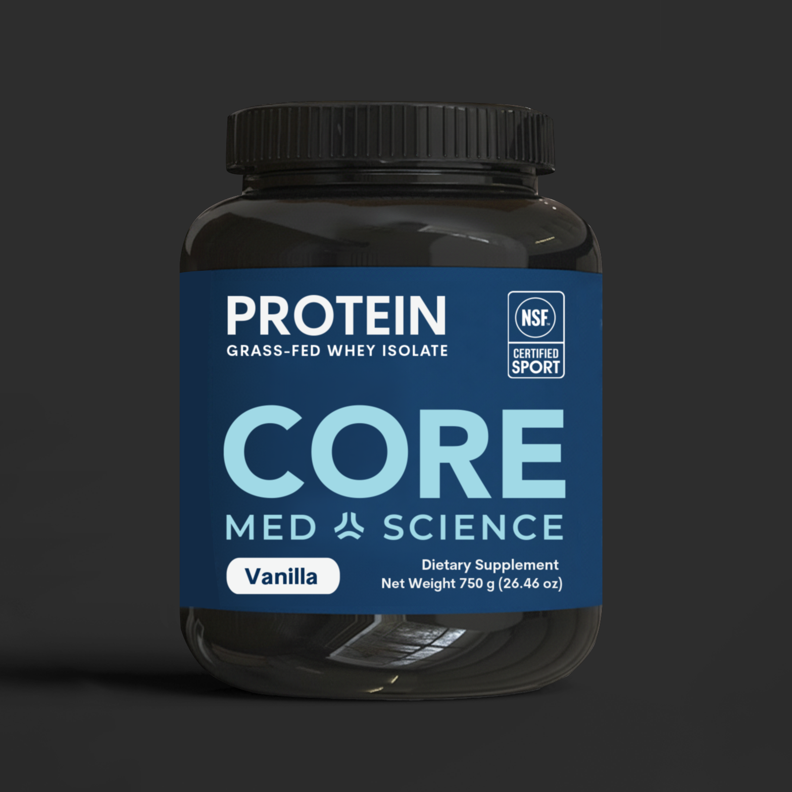 Whey Protein Vanilla Flavor Muscle Growth Recovery Fitness Supplement Powder
