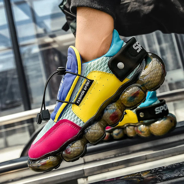 Men's Fashion Sneakers Breathable Comfortable Lightweight Walking Shoes Casual Sports Running Tennis Gym Training Shoes for Men