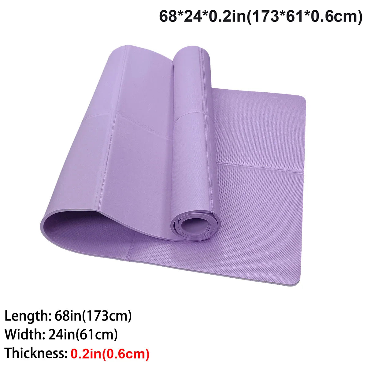Foldable Eco Friendly EVA Yoga Mat Travel Fitness Exercise Mat