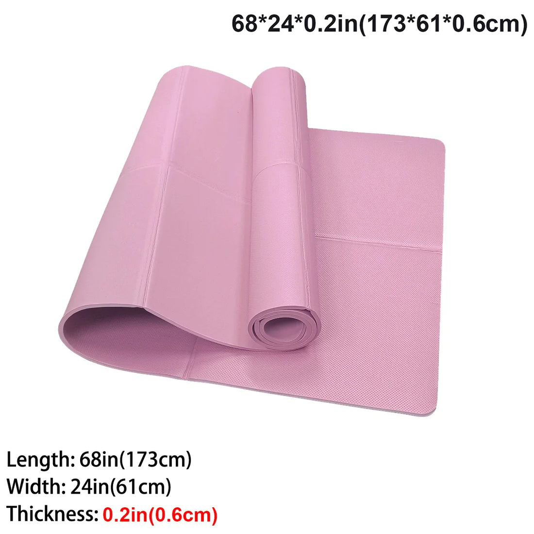 Foldable Eco Friendly EVA Yoga Mat Travel Fitness Exercise Mat