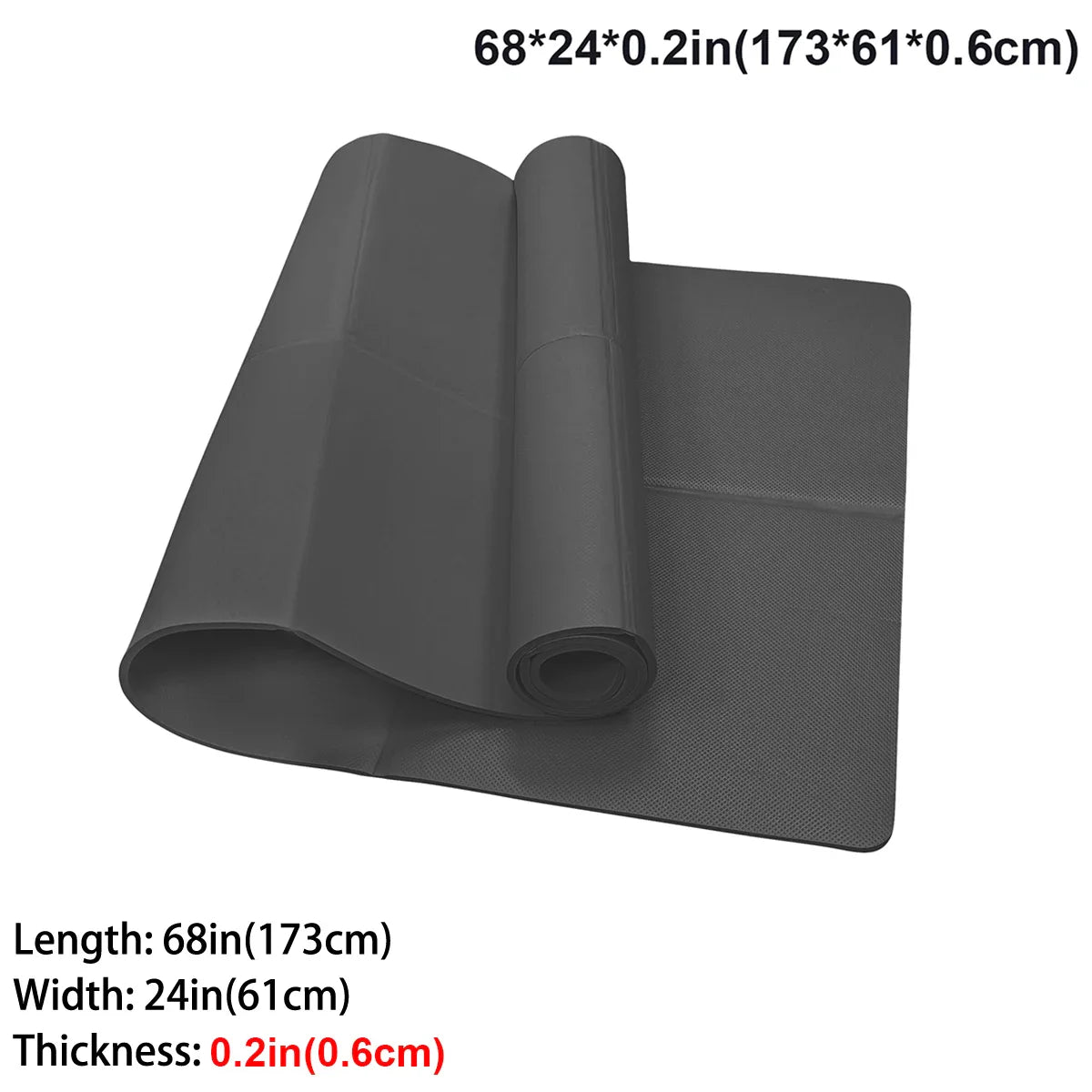 Foldable Eco Friendly EVA Yoga Mat Travel Fitness Exercise Mat