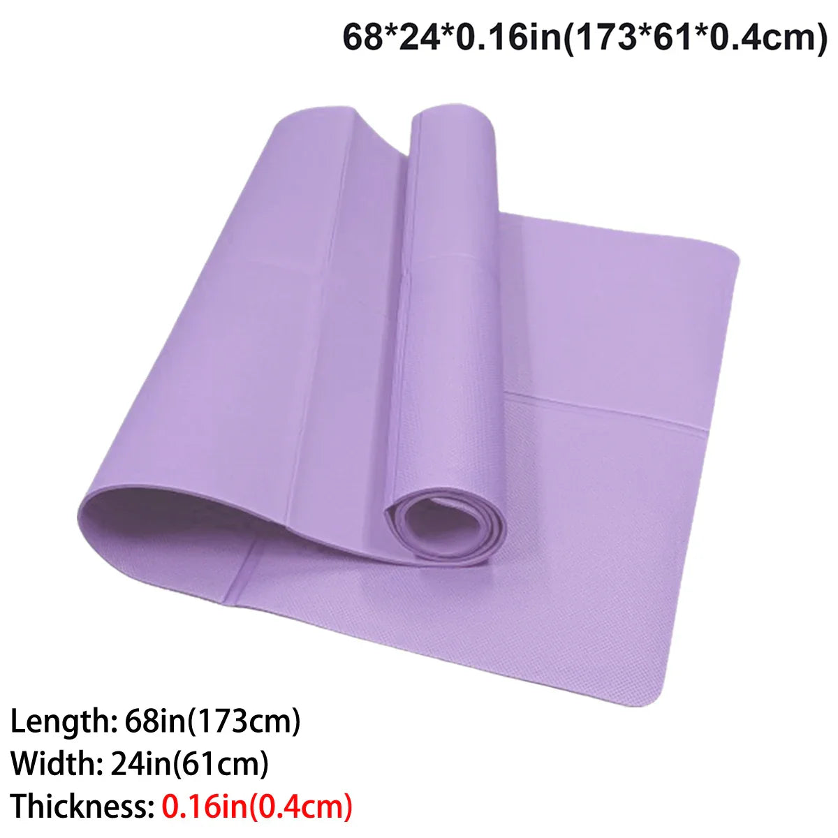 Foldable Eco Friendly EVA Yoga Mat Travel Fitness Exercise Mat