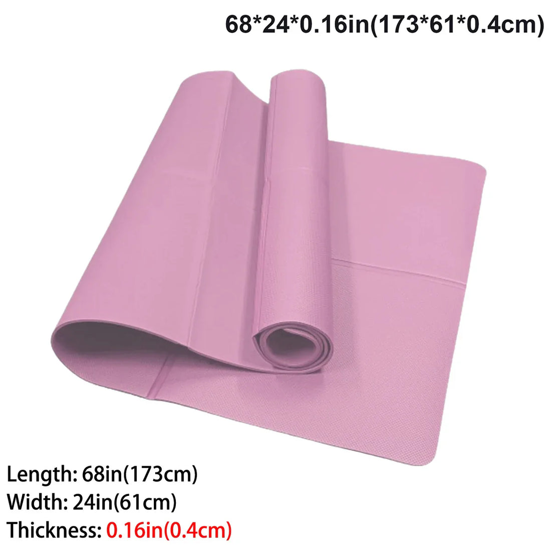 Foldable Eco Friendly EVA Yoga Mat Travel Fitness Exercise Mat