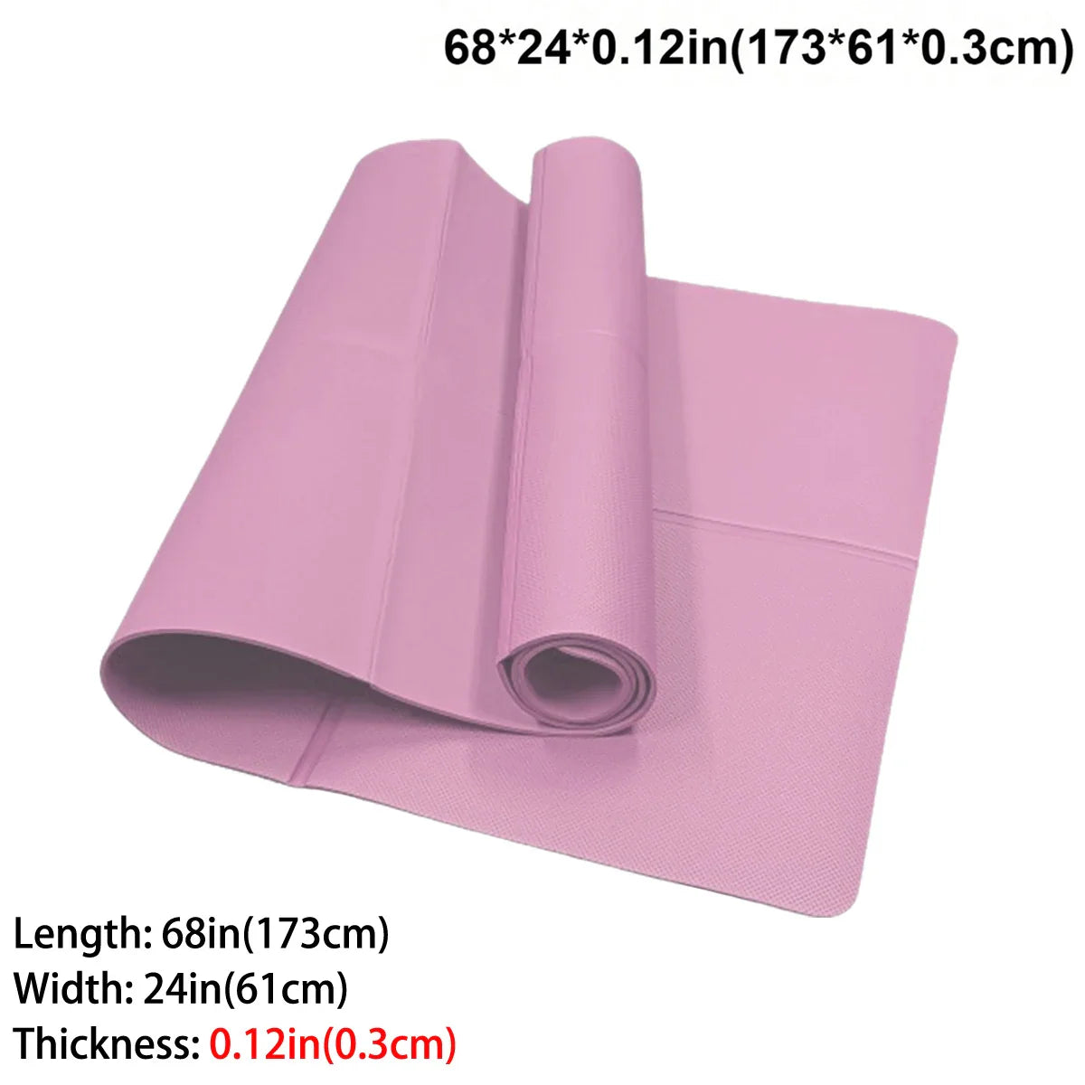 Foldable Eco Friendly EVA Yoga Mat Travel Fitness Exercise Mat