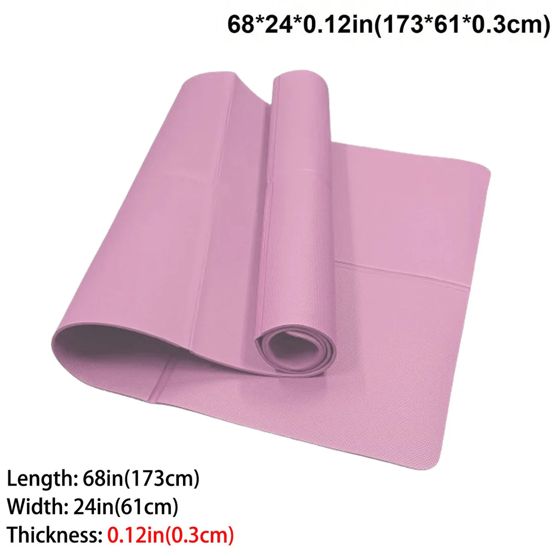 Foldable Eco Friendly EVA Yoga Mat Travel Fitness Exercise Mat