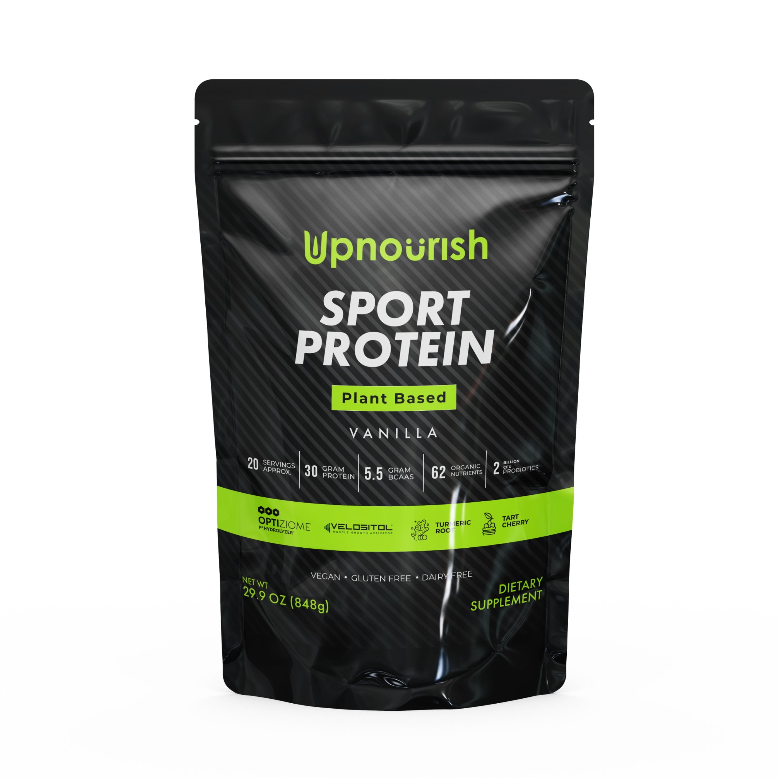 Plant Based Sport Protein Powder Vegan Fitness Muscle Recovery Drink