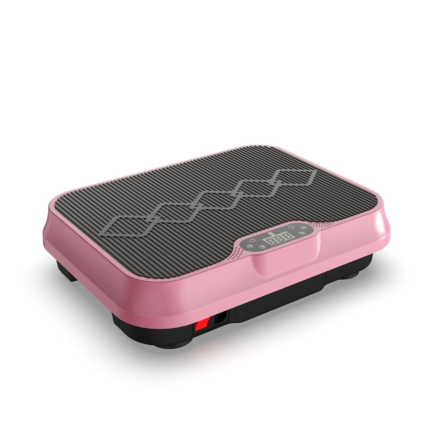 Whole Body Vibration Plate Exercise Machine with Remote Control & Resistance Bands, 1-250 Adjustable Speed Vibration Platform, LCD Display Home Fitnes