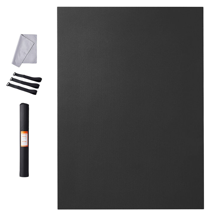 Exercise Mat, Non Slip High Density Premium Yoga Mat, Exercise Yoga Mat for Men & Women, Fitness & Exercise Mat with Bag & Carry Strap, for All Types of Home Yoga, Pilate & Floor Workout (7x5ft)