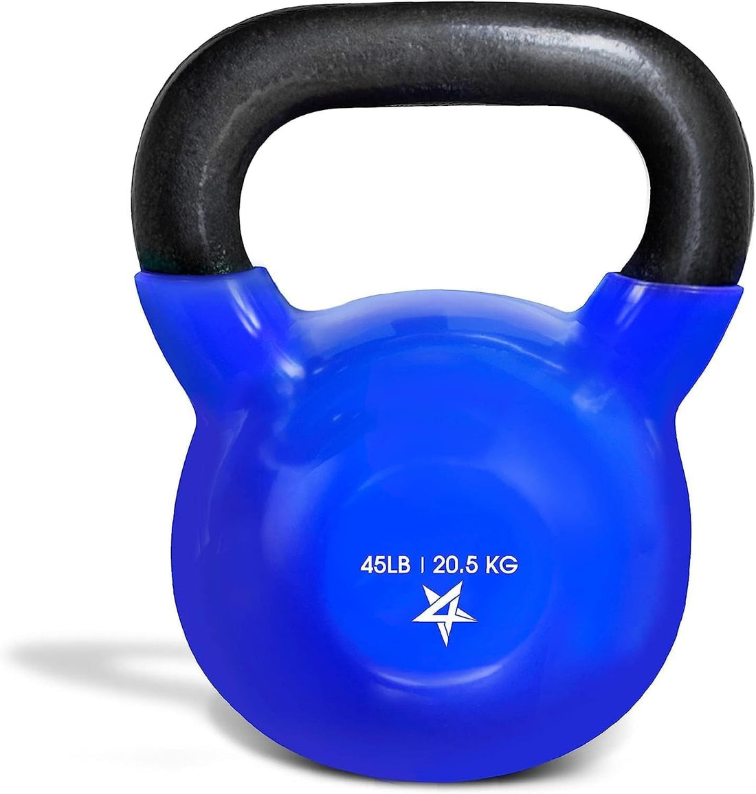 Vinyl Coated Cast Iron Kettlebell Home Gym Training Weight