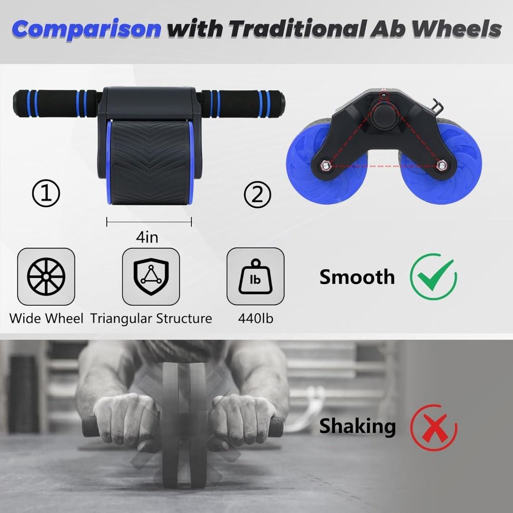 Smart Timing Abdominal Exercise Machine, Home Fitness Core Workout Trainer for Home, Gym and Office gift