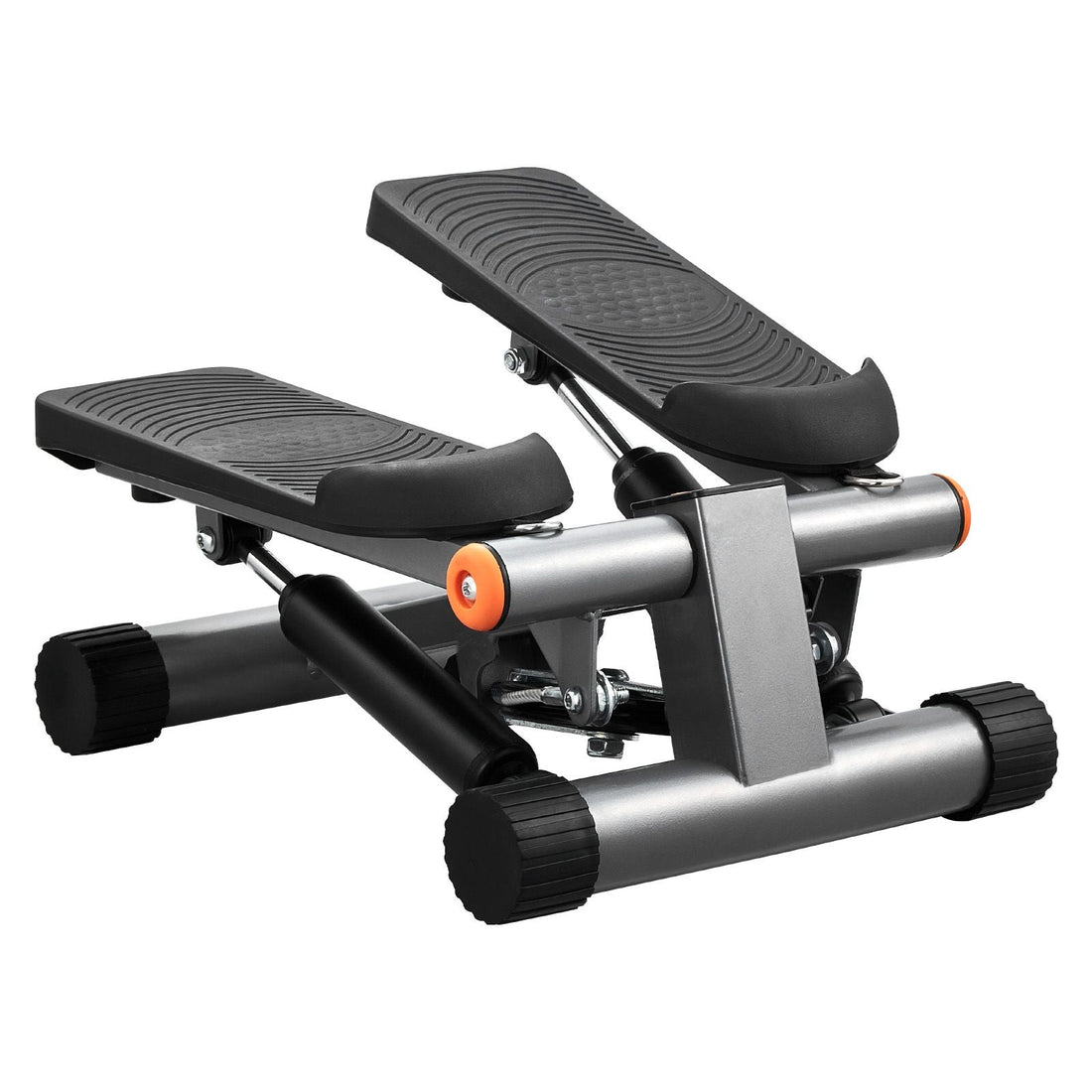 Stair Stepper, Mini Stepper for Exercise at Home, Hydraulic Fitness Stepper with Resistance Bands, Full Body Workout Cardio Equipment, Stair Climber with LCD Monitor, 330LBS Load Capacity