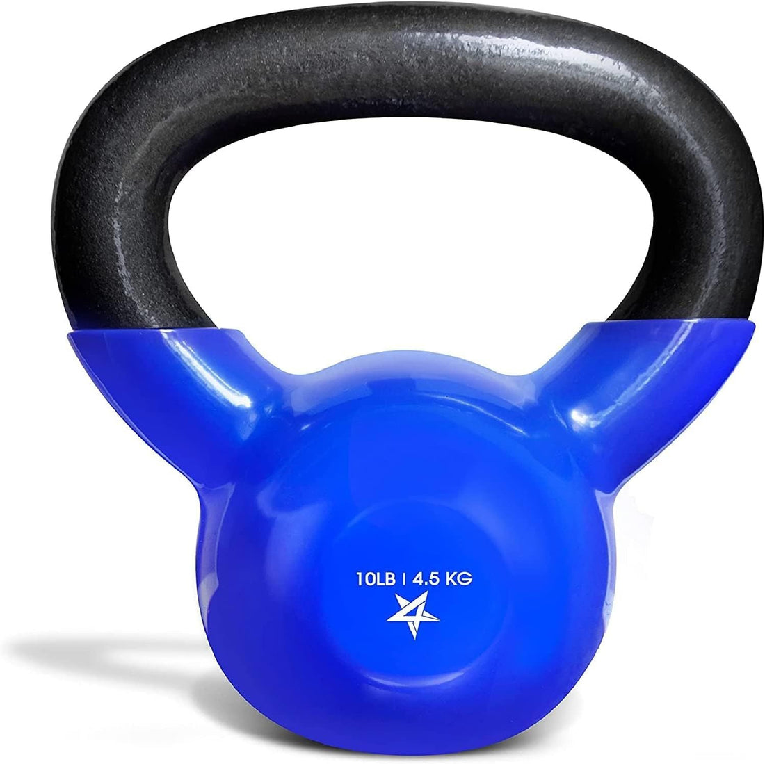 Vinyl Coated Cast Iron Kettlebell Home Gym Training Weight