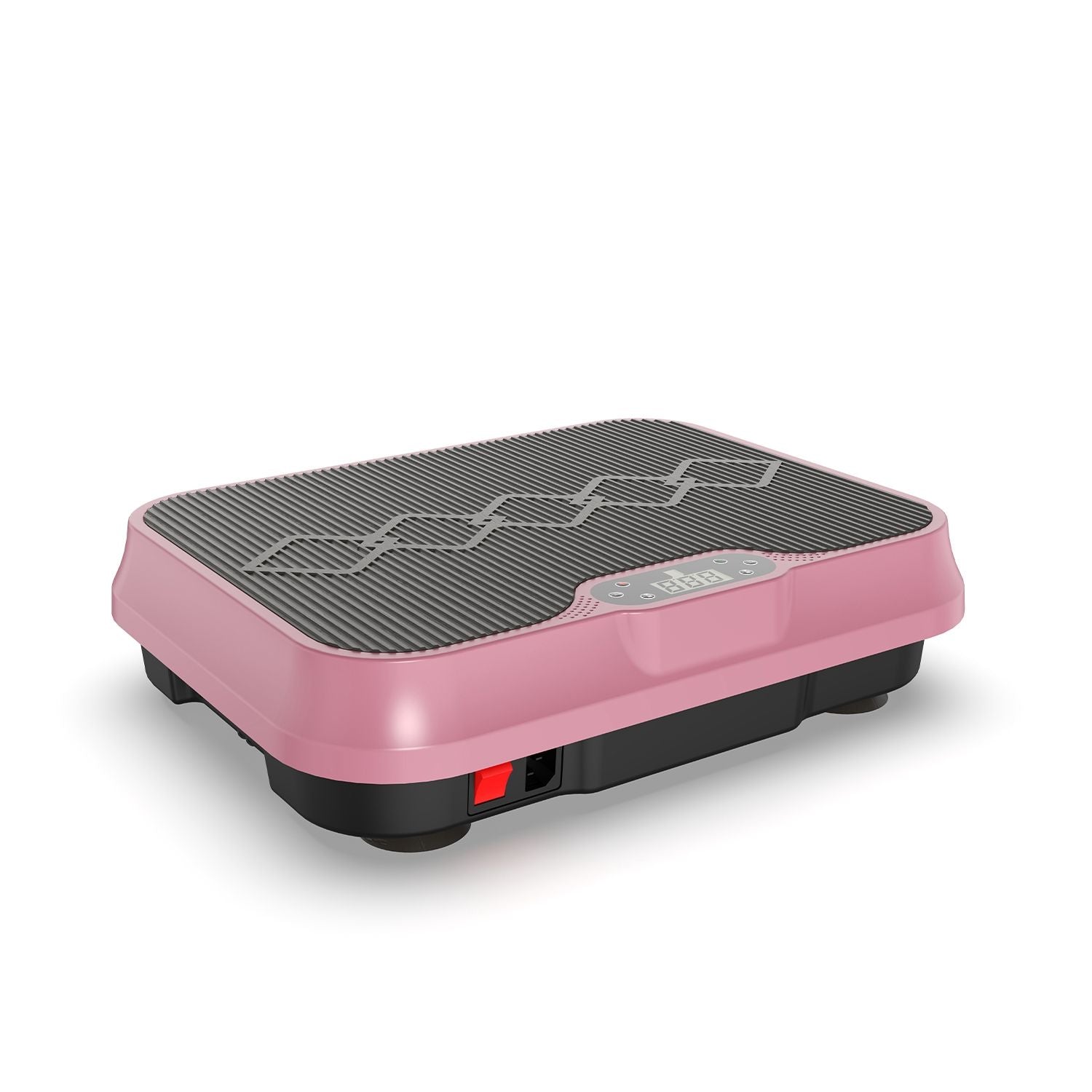 Whole Body Vibration Plate Exercise Machine with Remote Control & Resistance Bands, 1-250 Adjustable Speed Vibration Platform, LCD Display Home Fitnes