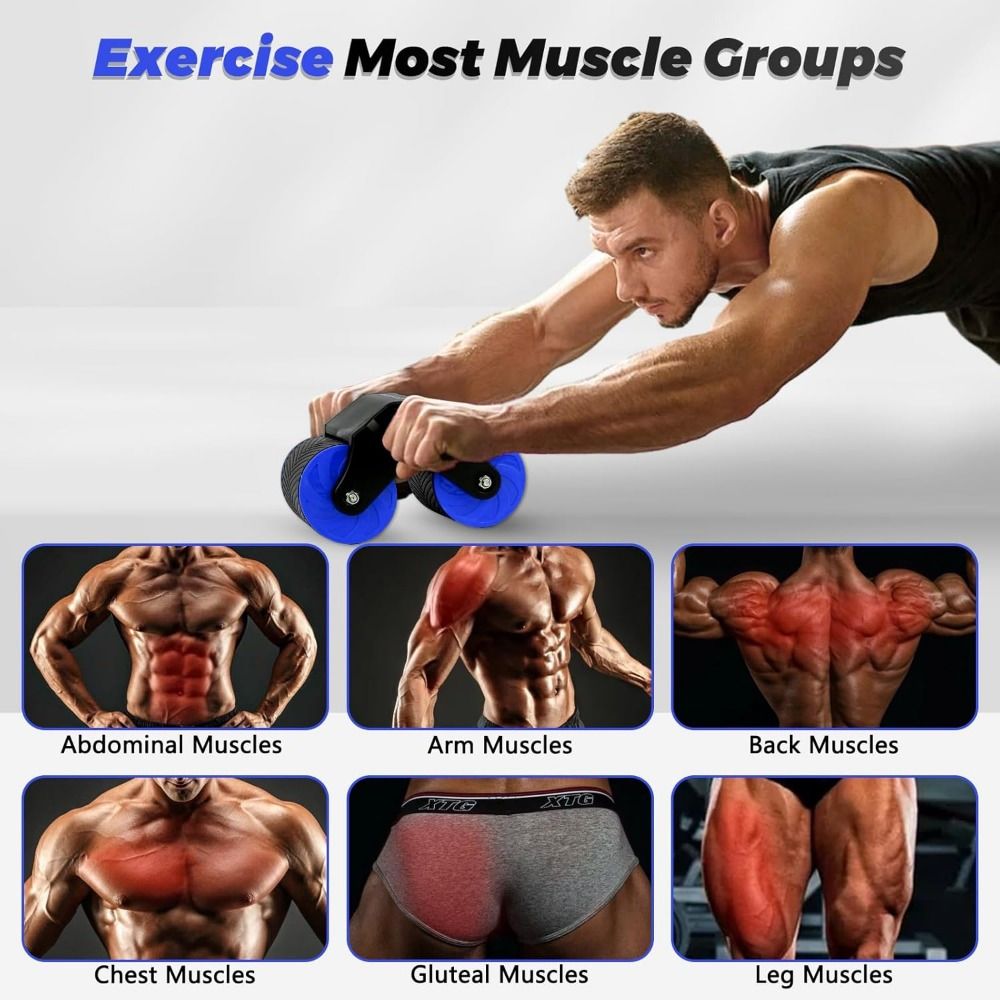 Smart Timing Abdominal Exercise Machine, Home Fitness Core Workout Trainer for Home, Gym and Office gift