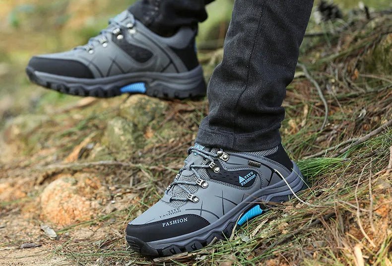 Brand Men Winter Snow Boots Waterproof Leather Sneakers Super  Warm Men's Boots Outdoor Male Hiking Boots Work Shoes Size 39-47
