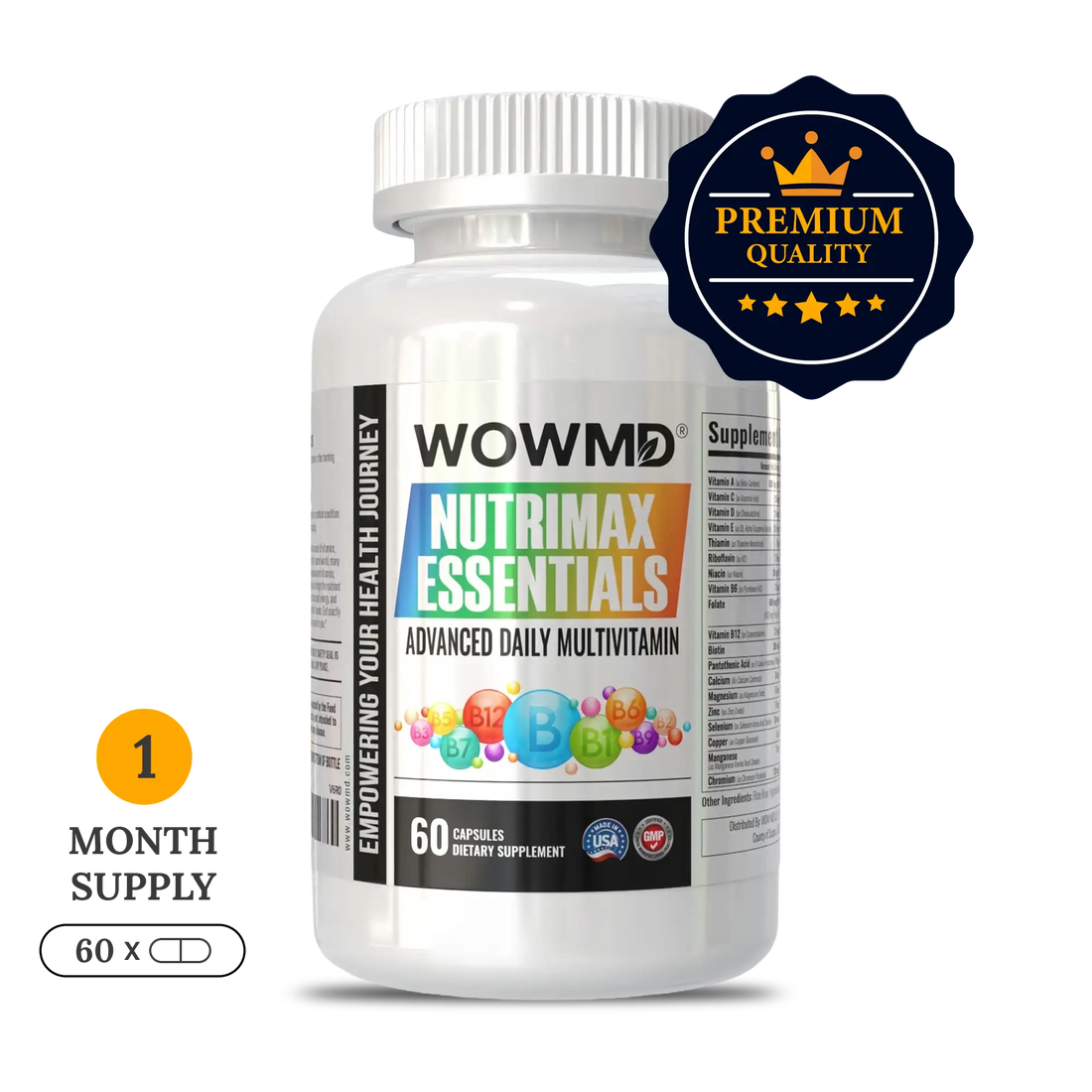 Essentials Advanced Daily Multivitamin Complete Health Support Formula