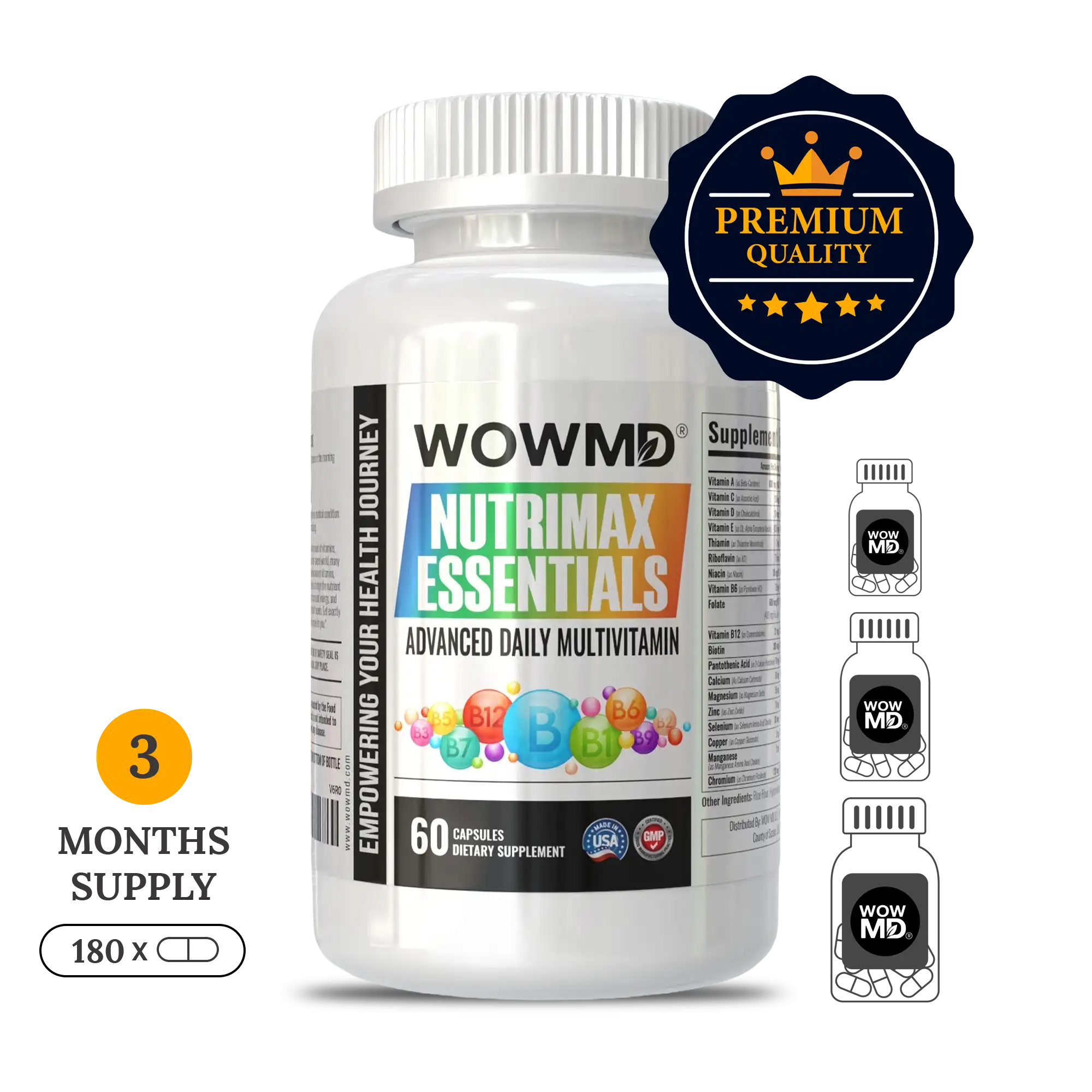 Essentials Advanced Daily Multivitamin Complete Health Support Formula