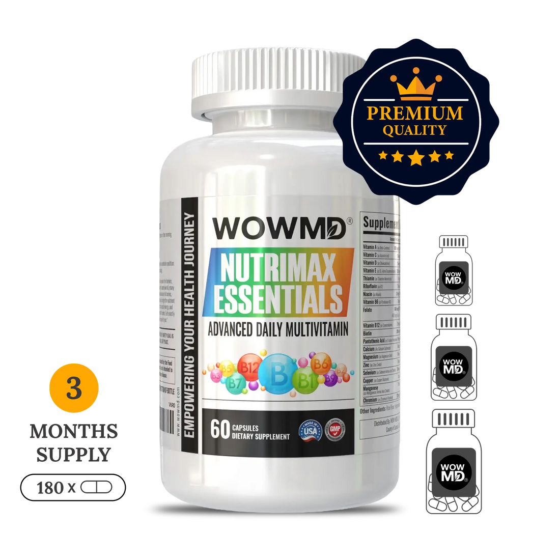 Essentials Advanced Daily Multivitamin Complete Health Support Formula