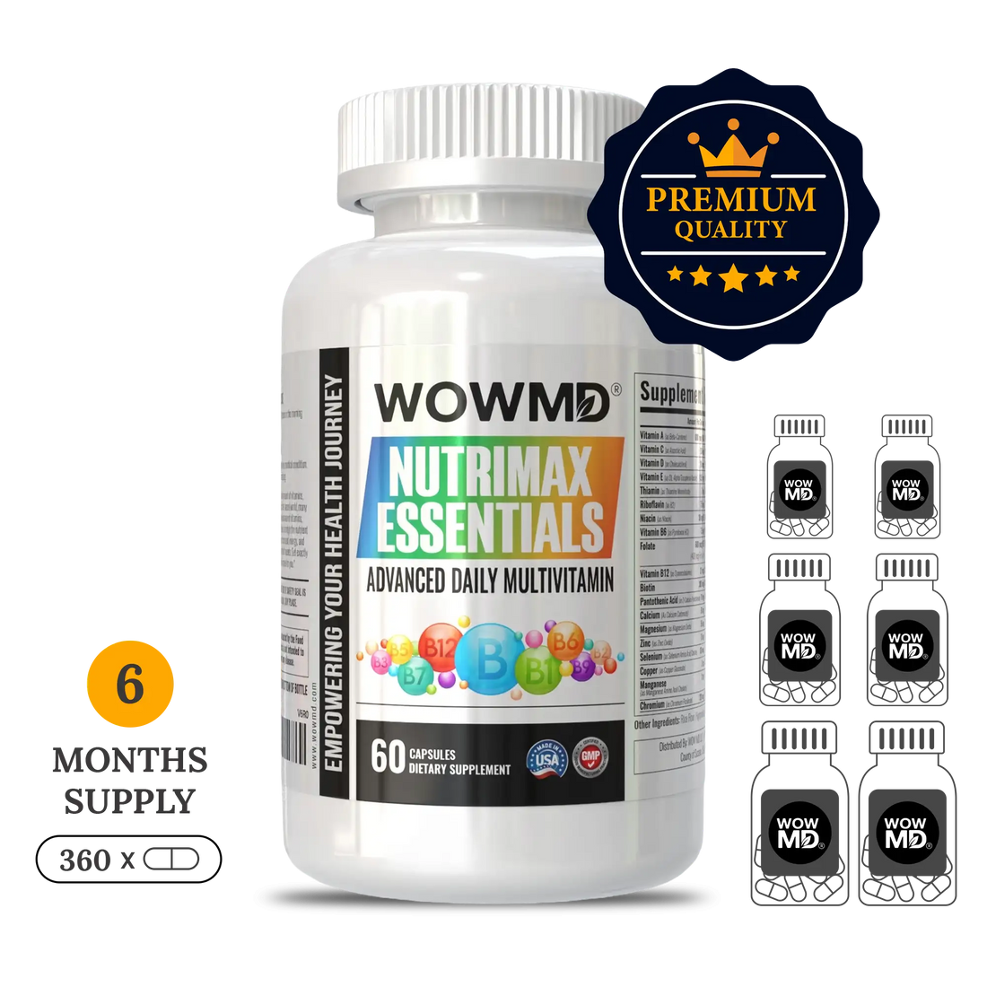 Essentials Advanced Daily Multivitamin Complete Health Support Formula