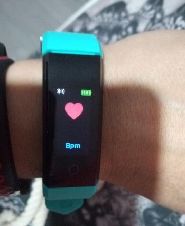 Kids Smart Sport Watch Fitness Tracker Heart Rate LED Watch