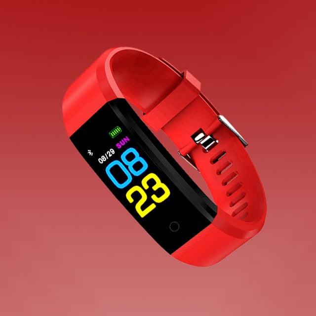 Kids Smart Sport Watch Fitness Tracker Heart Rate LED Watch